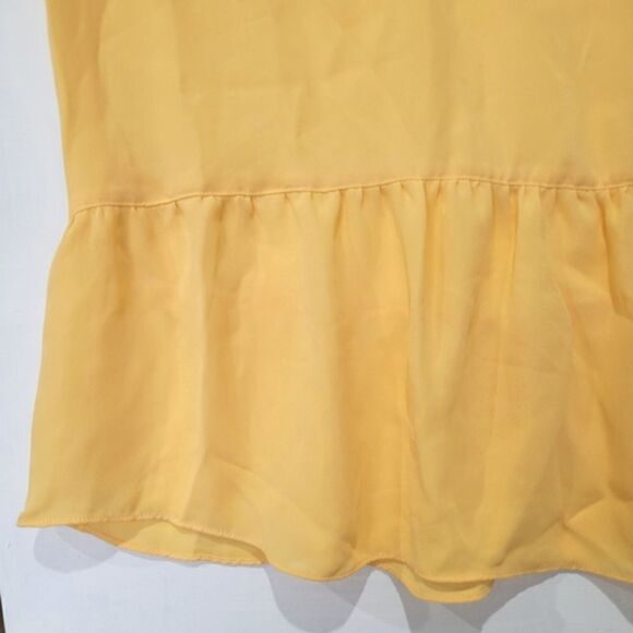 Max Studio Yellow🌻 tunic top Size Small - Picture 5 of 10